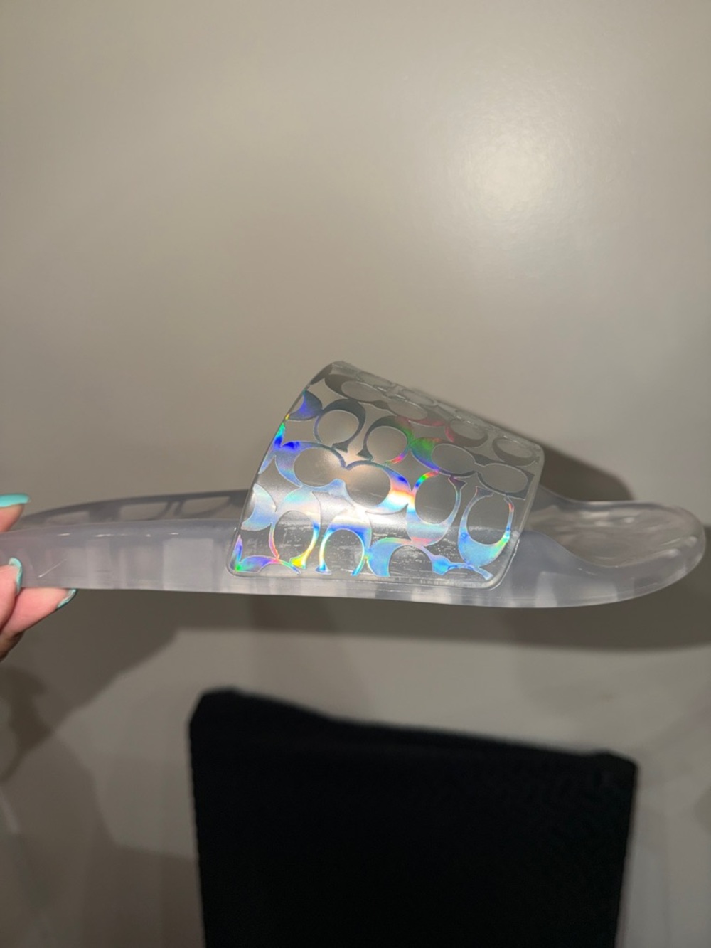 Coach Iridescent Slides- Brand New - Picture 2 of 5